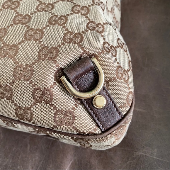 AUTHENTIC GUCCI GG Canvas Abbey D-Ring Hobo Purse - Picture 8 of 14